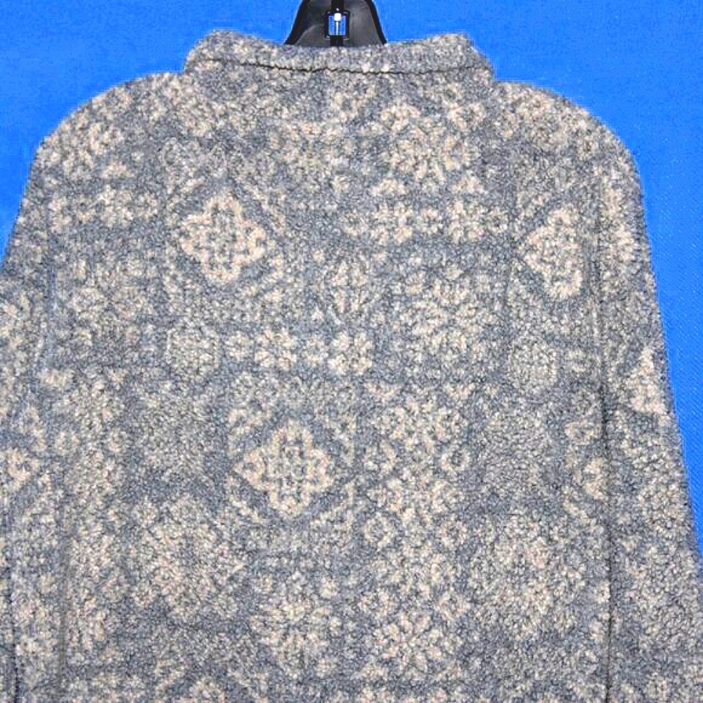 Gap Patterned Drawstring Pullover M - image 4